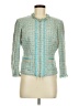 Cache Tweed Teal Jacket Size 8 - photo 1