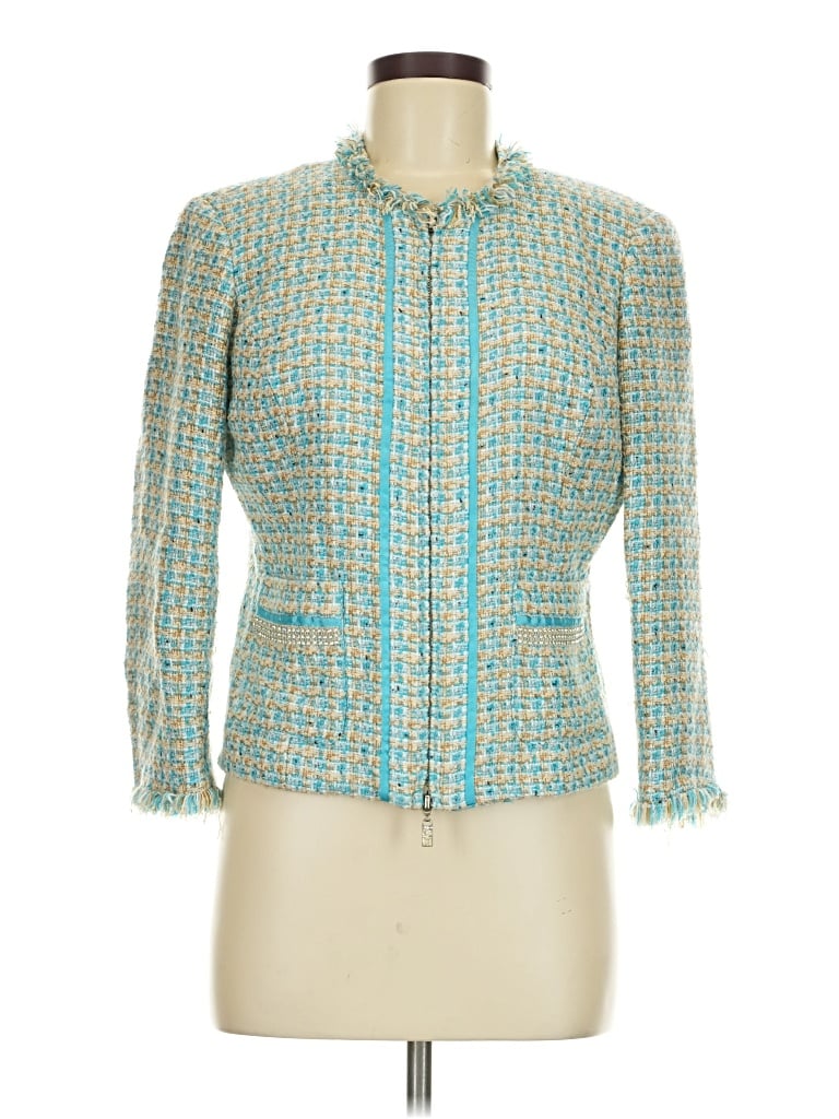 Pre-owned Caché Jacket In Teal