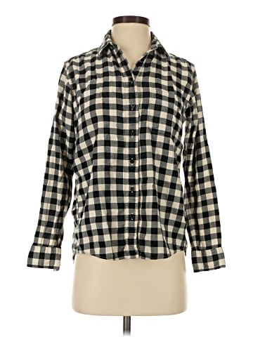 Uniqlo Long Sleeve Button-Down Shirt (view 1)
