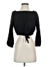Wilfred 100% Polyester Black 3/4 Sleeve Blouse Size XXS - photo 1