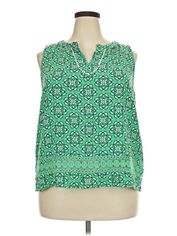 Crown & Ivy Sleeveless Blouse (view 1)