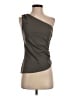 MNG Brown Sleeveless Blouse Size S - photo 1