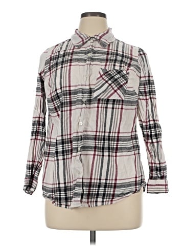 Style&Co Long Sleeve Button-Down Shirt (view 1)