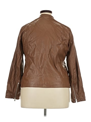 Apt. 9 Faux Leather Jacket (view 2)
