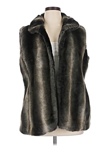 Via Spiga Faux Fur Vest (view 1)