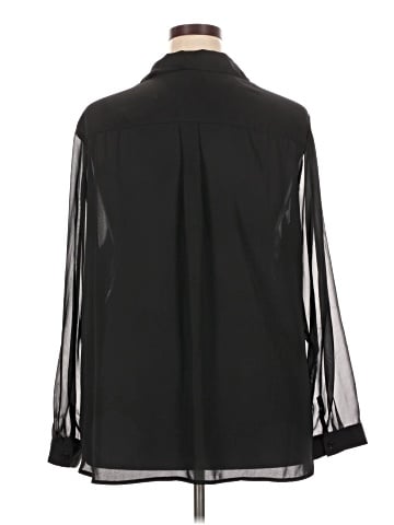 Roz & Ali Long Sleeve Blouse (view 2)