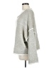 Pol Metallic Silver Pullover Sweater Size M - photo 5