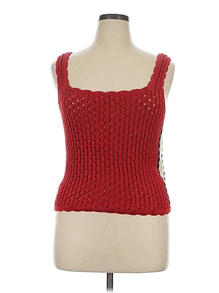 Pre-owned Gap Sweater Vest In Red
