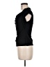 Worth 100% Silk Black Short Sleeve Top Size 8 - photo 5