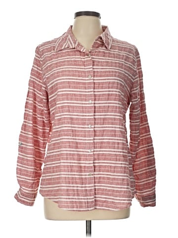 Jones & Co Long Sleeve Button-Down Shirt (view 1)