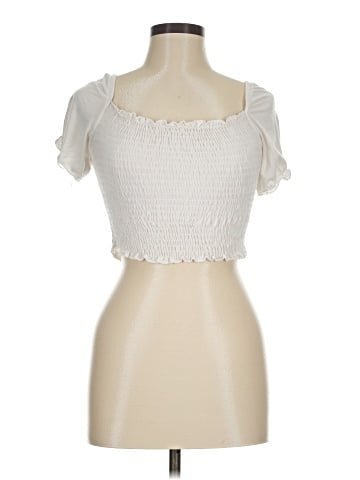 Poof! Short Sleeve Blouse (view 1)