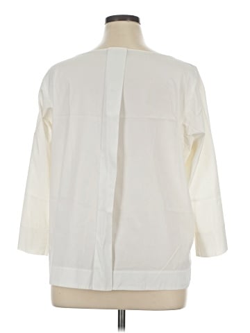 Lafayette 148 New York 3/4 Sleeve Top (view 2)