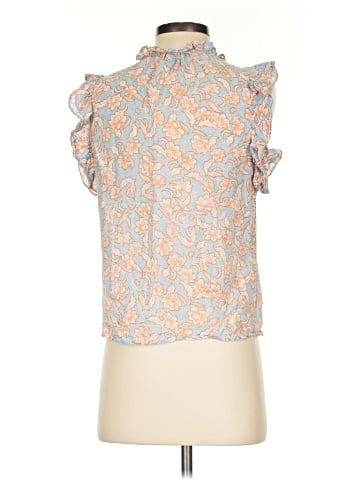 Aqua Sleeveless Blouse (view 2)