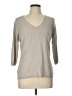 Ann Taylor LOFT Solid Gray Pullover Sweater Size L - photo 1