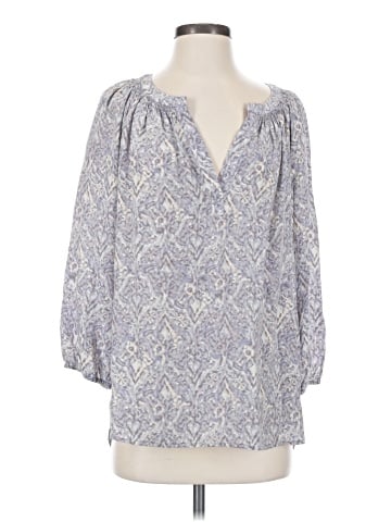 Max Studio 3/4 Sleeve Silk Top (view 1)