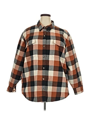 Natural Reflections Long Sleeve Button-Down Shirt (view 1)