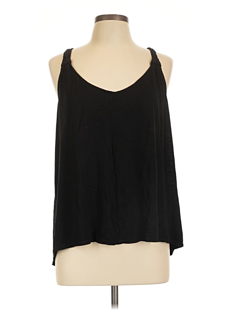 Pre-owned Maurices Tank Top Black Halter Neckline Tops