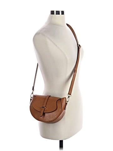 MADE IN ITALY Leather Crossbody Bag (view 2)