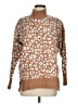 Ann Taylor LOFT Animal Print Brown Pullover Sweater Size M - photo 1