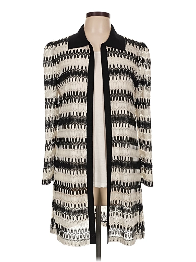 Pre-owned Misook Cardigan Sweater In Ivory