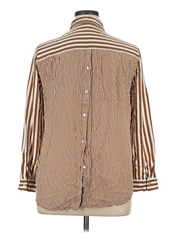 Jane and Delancey 3/4 Sleeve Button-Down Shirt (view 2)