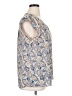 DR2 100% Polyester Blue Sleeveless Blouse Size XL - photo 4