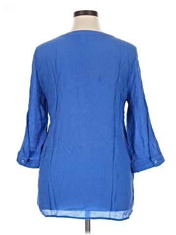 Christopher & Banks 3/4 Sleeve Blouse (view 2)