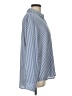 On 34th Stripes Blue Long Sleeve Blouse Size L - photo 4