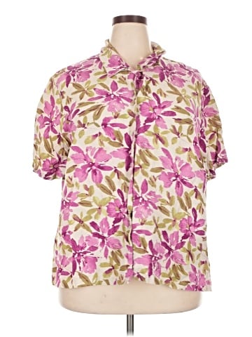 First Issue by Liz Claiborne Short Sleeve Blouse (view 1)