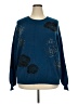 Torrid Paisley Blue Pullover Sweater Size 2X Plus (2) - photo 1