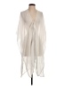 Rachel Zoe 100% Polyester Ivory Poncho Size 0S - photo 1