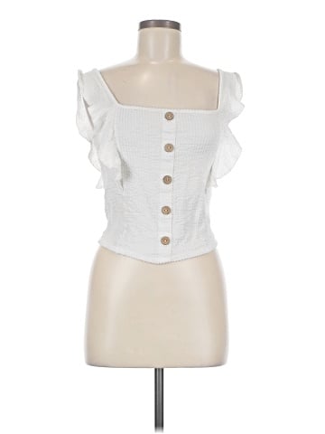 Caution to the Wind Sleeveless Blouse (view 1)