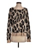 Fate Animal Print Tan Pullover Sweater Size S - photo 1