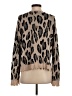 Fate Animal Print Tan Pullover Sweater Size S - photo 2