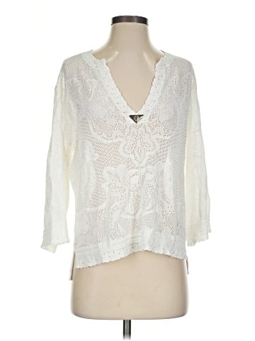 White House Black Market 3/4 Sleeve Blouse (view 1)