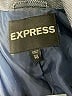 Express 100% Polyester Gray Trenchcoat Size XXS - photo 6