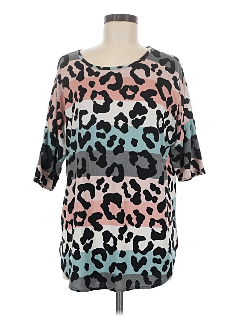 Pre-owned Bombom Short Sleeve Blouse In Teal