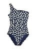 J.Crew Polka Dots Blue One Piece Swimsuit Size 4 - photo 1