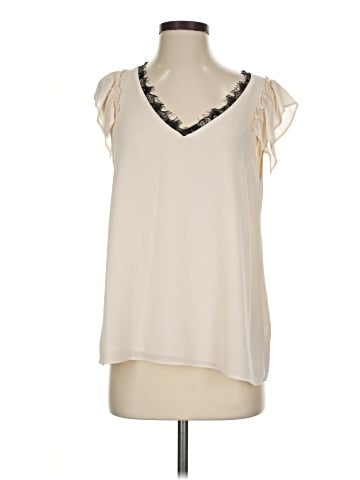 Rose + Olive Sleeveless Blouse (view 1)