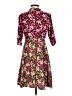 ASOS 100% Polyester Floral Pink Cocktail Dress Size 4 - photo 2