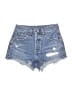 Levi's 100% Cotton Blue Denim Shorts Size 25 waist - photo 1