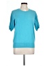 Appleseeds 100% Cotton Teal Short Sleeve Top Size L - photo 1