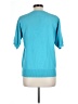 Appleseeds 100% Cotton Teal Short Sleeve Top Size L - photo 2