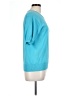 Appleseeds 100% Cotton Teal Short Sleeve Top Size L - photo 4