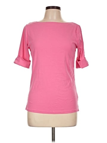 Lauren by Ralph Lauren 3/4 Sleeve T-Shirt (view 1)
