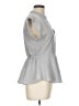 Monteau Gray Short Sleeve Blouse Size L - photo 4