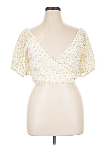 Lulus Short Sleeve Blouse (view 1)