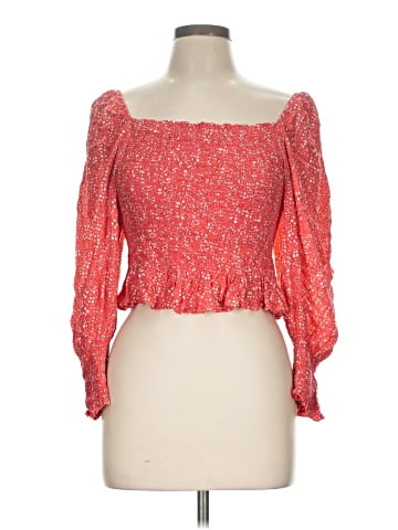 En Creme 3/4 Sleeve Blouse (view 1)