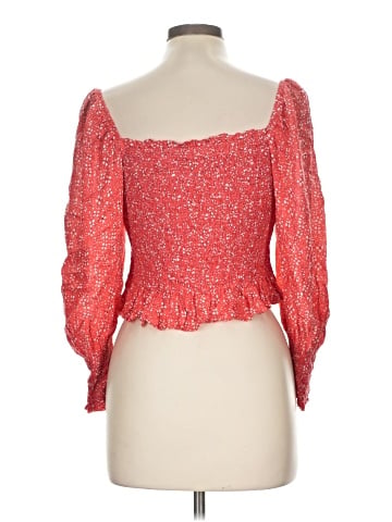En Creme 3/4 Sleeve Blouse (view 2)