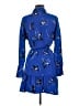 Nine West 100% Polyester Blue Casual Dress Size M - photo 2